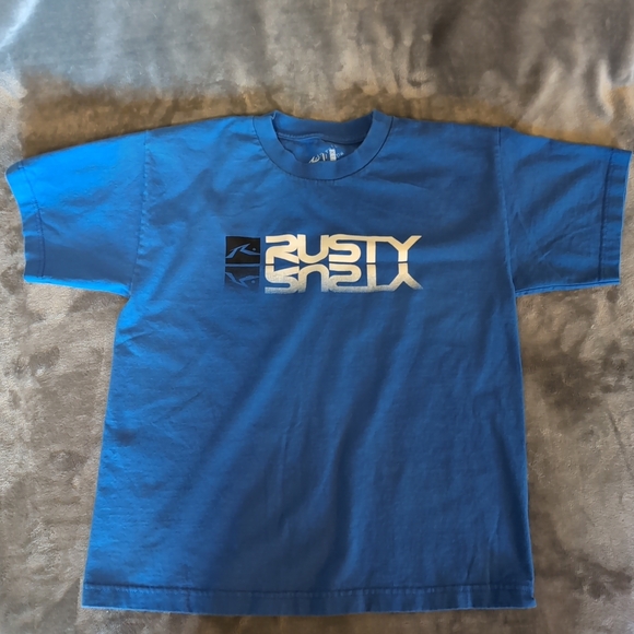Rusty Blue Kids T-Shirt - Picture 1 of 3